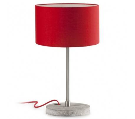 Bureau métal-polymère à l'intérieur du béton rouge E27