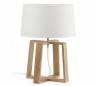 Metal-Madera BLISS bureau intérieure Marron-blanco lampe E27