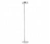 Lampe pied en métal nickel satiné nexus salon intérieur E27