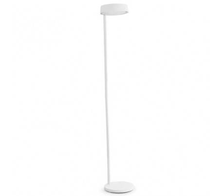 Nexus métal lampe salon pied intérieur blanc mat E27
