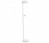 Salon Lampe à pied à lire lien Métal lumière interne E27 blanc mat