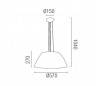 Pente de toit carbure interne E27 blanc