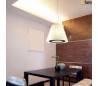Plafond suspendu en acier intérieur beige PERGAMON-Negro E27