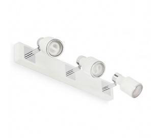 3 Acier BLAT lumières Applique pour intérieur et chromé Blanco GU10