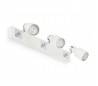 3 Acier BLAT lumières Applique pour intérieur et chromé Blanco GU10