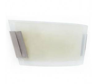Paroi métallique TWIN intérieur de la matte de nickel E27