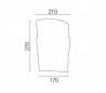 Métal TWIN paroi intérieure brun 2 L E14