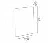 Downlight plâtre et de l'aluminium PLAS-3 pour interne LED blanche