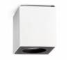 Plafond en aluminium et intérieur en acier SQUAD GU10 blanc mat