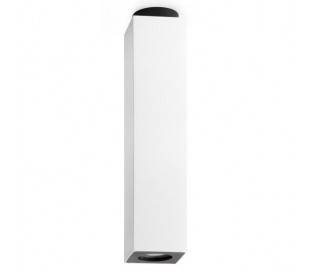 Plafond en aluminium et intérieur en acier SQUAD GU10 blanc mat