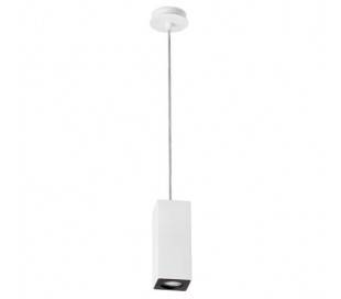 SQUAD aluminium et acier mat à l'intérieur GU10 blanc Pendentif plafond
