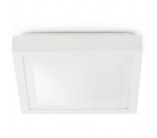 Aluminium soffite TOLA - 2 salles de bain blanc E27