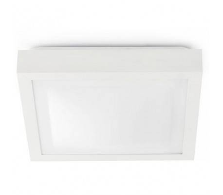 Aluminium soffite TOLA - 2 salles de bain blanc E27