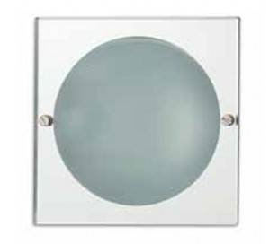 Built-in de lumière en métal et en verre EVA-2, p salle de bain couleur miroir E27