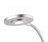 Lampe à pince de bureau en aluminium et en métal gris JERRY intérieur LED