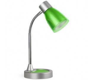 Polycarbonate recouvert LED verte de bureau lampe d'Aladdin