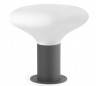 Extérieur Beacon aluminium moulé gris foncé BLUB E27 + Blanco
