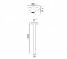 En aluminium moulé BLUB externe 2 lampe E27 gris foncé + Blanco