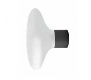 Appliquer en aluminium moulé BLUB couleur extérieure gris foncé E27 + Blanco