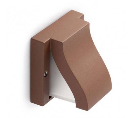 Appliquer externe en aluminium moulé sous P SUMA brun G9