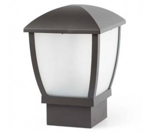 WILMA l'extérieur de l'aluminium E27 Beacon gris foncé