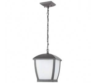 WILMA Pendentif en aluminium gris foncé sur E27
