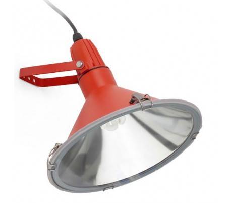 Projecteur BELL Aulminio d'injection pour l'extérieur E27 rouge