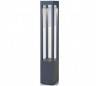En aluminium moulé marque AGRA extérieur couleur gris foncé LED