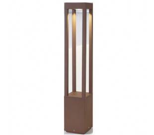 AGRA aluminium moulé marques à la LED couleur extérieure oxyde brun