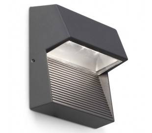 Appliquer aluminium injecté TORLA extérieur LED gris foncé