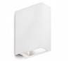 Appliquer aluminium injecté menton extérieur LED blanche