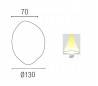 Appliquer aluminium injecté WILLY extérieur LED gris foncé