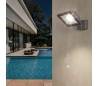 Projecteur d'aluminium injecté SIL gris couleur extérieure LED