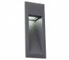 KABOUL gris foncé extérieur en aluminium léger LED encastrés