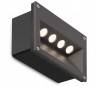 CITRUS-4 gris foncé en aluminium injecté extérieur encastré à LED