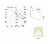 CITRUS-4 gris foncé en aluminium injecté extérieur encastré à LED