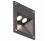 CITRUS-2 en aluminium injecté gris foncé extérieur encastré à LED