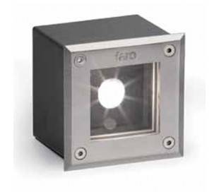 Drop-in application de l'acier et de l'aluminium meurent 18 LED Outdoor Place LED de couleur nickel mat