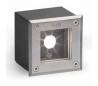 Drop-in application de l'acier et de l'aluminium meurent 18 LED Outdoor Place LED de couleur nickel mat