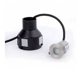 Appliquer l'extérieur inox 304 Redondo CROSBY LED chaude nickel mat lumière encastrée