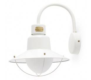 La paroi métallique de NEWPORT de couleur extérieure E27 blanc
