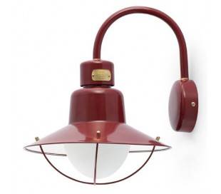 La paroi métallique extérieure NEWPORT Marron E27