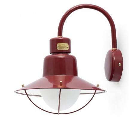 La paroi métallique extérieure NEWPORT Marron E27
