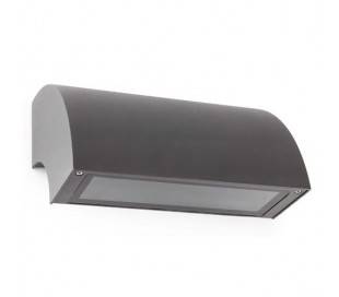 CAPRI E27 mur gris foncé en aluminium injecté externe