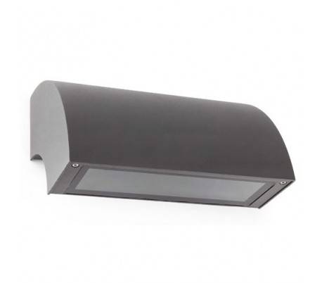 CAPRI E27 mur gris foncé en aluminium injecté externe