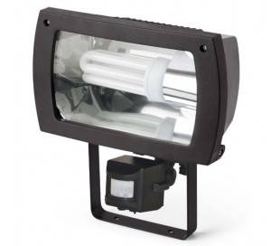 Projecteur Madol PIR polycarbonate extérieure noire E27