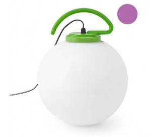 Lampe décorative suspendus fuchsia couleur extérieure NUK E27