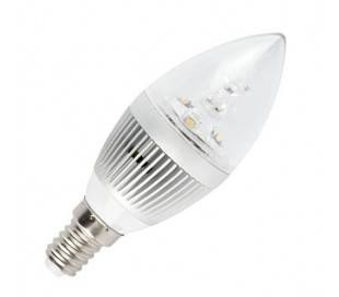 La lumière des bougies LED E14 5W 200lm 3000K