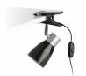 Lampe pince en polycarbonate LED Tong ALADDIN en noir