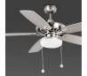 Ventilateur de plafond avec lumière de couleur nickel mat - Faro conception KADAMAT-2